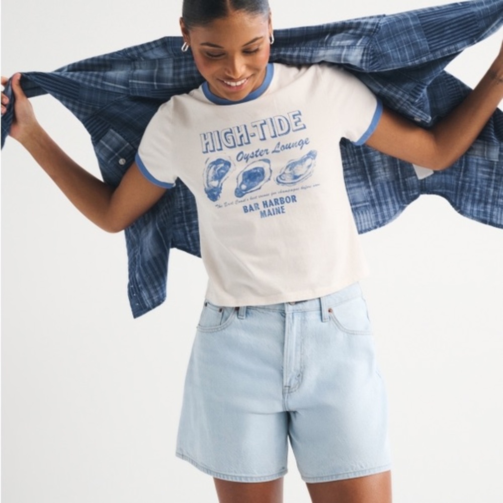Abercrombie Loose High-Rise Shorts
